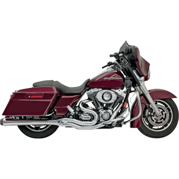 BASSANI XHAUST Megapower 2:1 Exhaust 1-3/4" to 1-7/8" to 2" Chrome FLH767