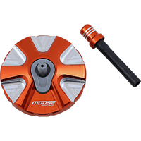 MOOSE RACING Aluminum Gas Cap Orange KTM