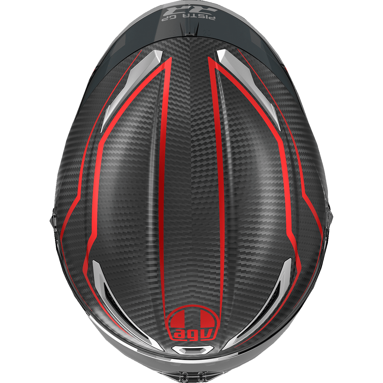 AGV Pista GP RR Helmet Intrepido Matte Carbon/Black/Red Small 2118356002019S