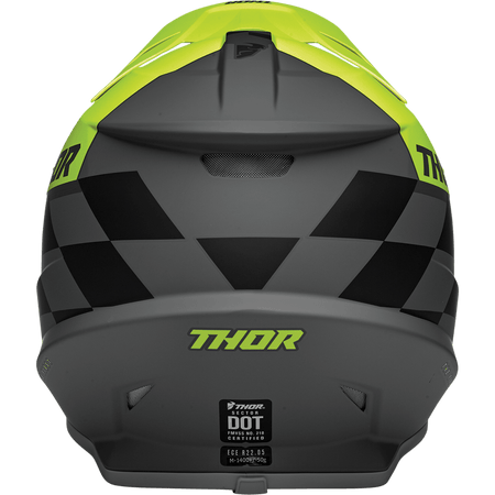 THOR Sector Helmet Birdrock Gray/Acid Medium