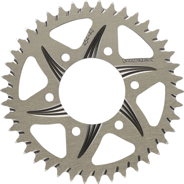 VORTEX Aluminum Sprocket Silver Rear 42 Tooth