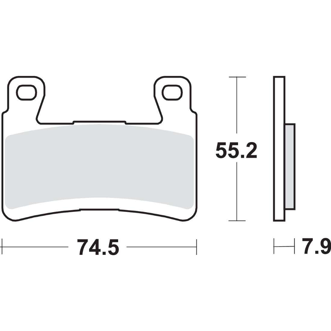 SBS HS Brake Pads Kawsasaki 894HS