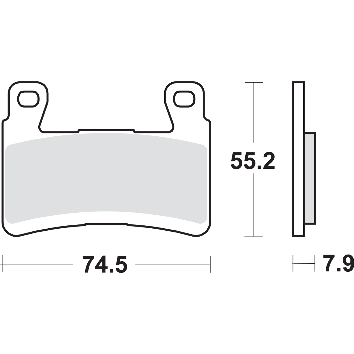 SBS HS Brake Pads Kawsasaki 894HS