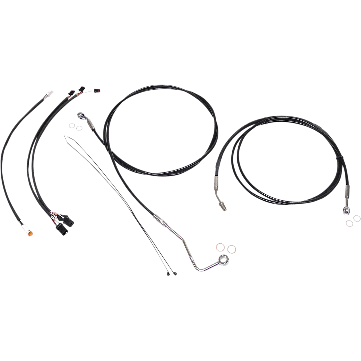 MAGNUM SHIELDING Control Cable Kit XR Black/Chrome 489932