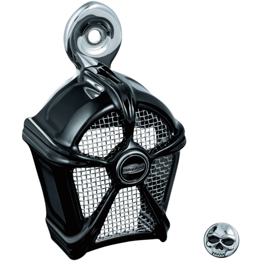 KURYAKYN Horn Cover Mach 2 Black/Chrome KUR7297