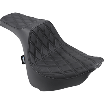 DRAG SPECIALTIES Predator III Seat Double Diamond Black Stitched FXFB/S '18-'22