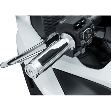 KURYAKYN Grips Omni Gold Wing Chrome 6764