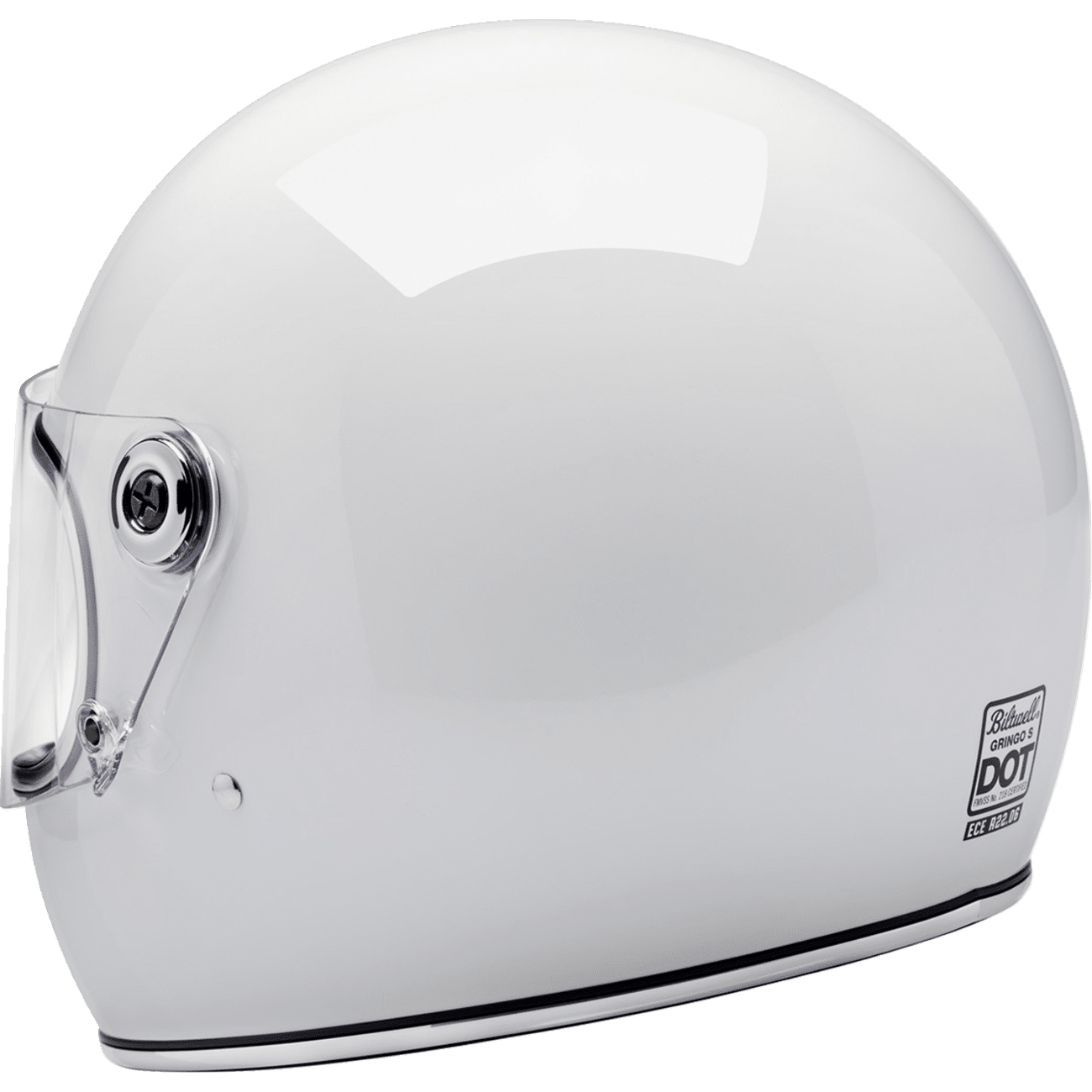 BILTWELL Gringo S Helmet Gloss White XS 1003104501