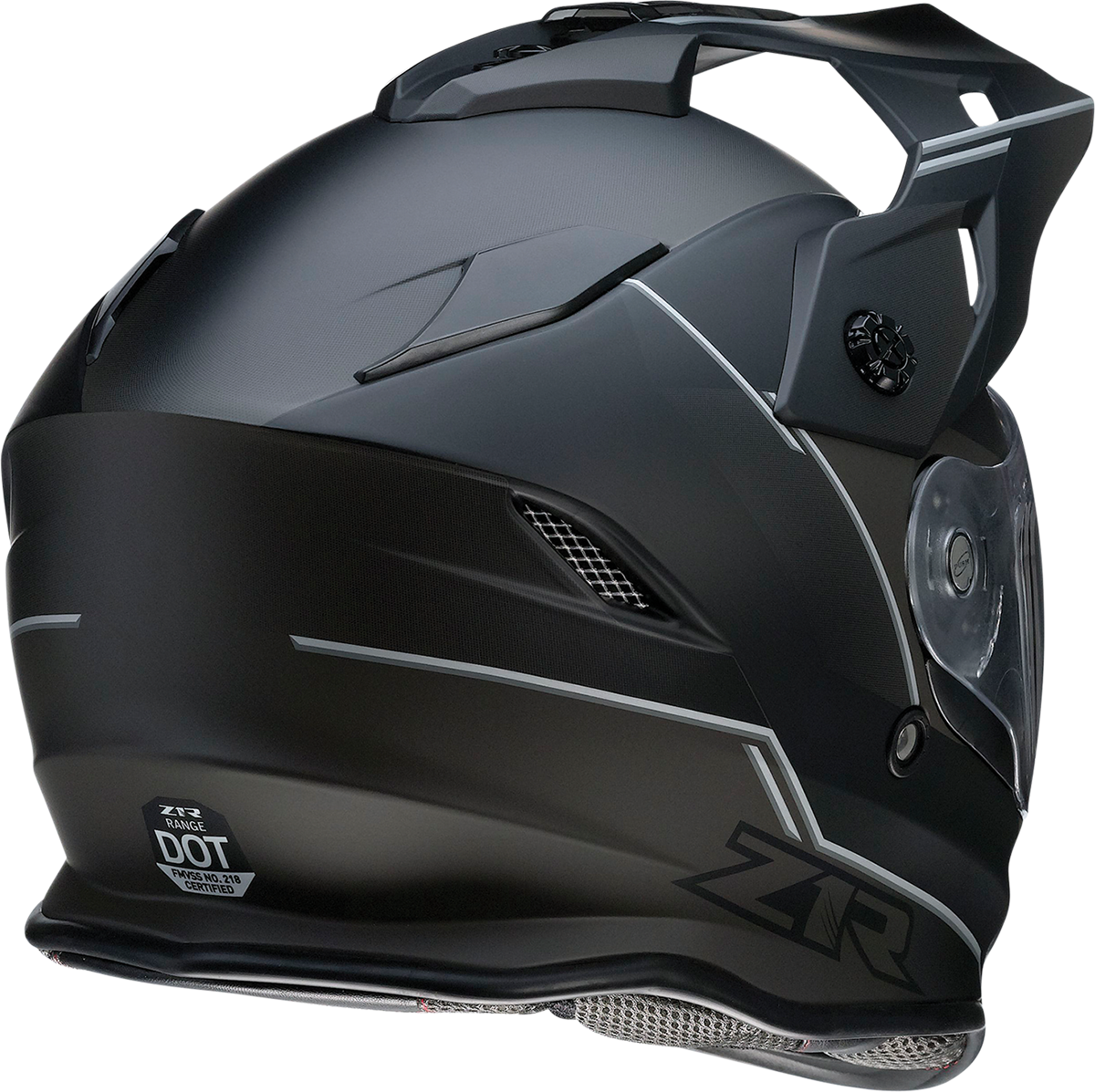 Z1R Range Helmet Bladestorm Black/White 2XL