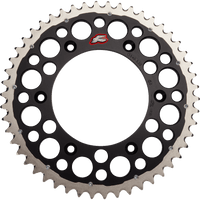 RENTHAL Twinring™ Rear Sprocket 50 Tooth Black 154052050GPBK