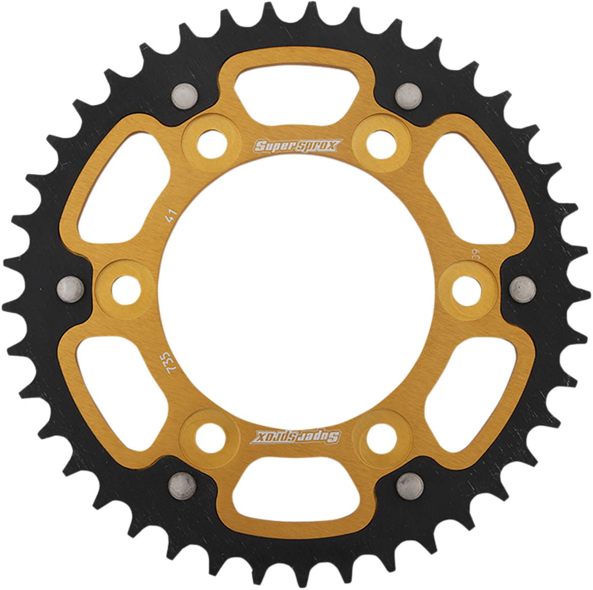 SUPERSPROX Stealth Rear Sprocket 41 Tooth Gold Ducati RST73541GLD