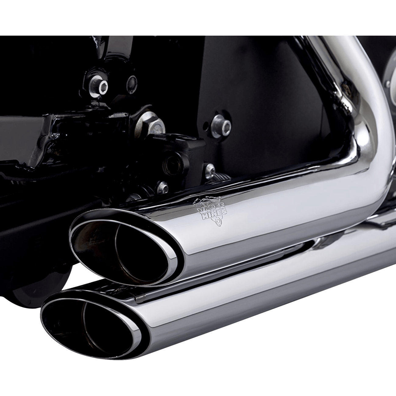 VANCE & HINES Shortshots Staggered Exhaust System Chrome 18319