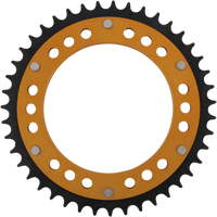 SUPERSPROX Stealth Rear Sprocket 43 Tooth Gold Honda RST130643GLD