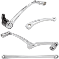 ARLEN NESS Deep Cut Foot Control Kit w/ Heel/Toe Shifter Chrome 420107