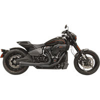 BASSANI XHAUST 2-into-1 Road Rage Exhaust System Black 1S94RB