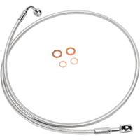 MAGNUM SHIELDING Brake Line 90/180° 64" Sterling Chromite II 36464SW