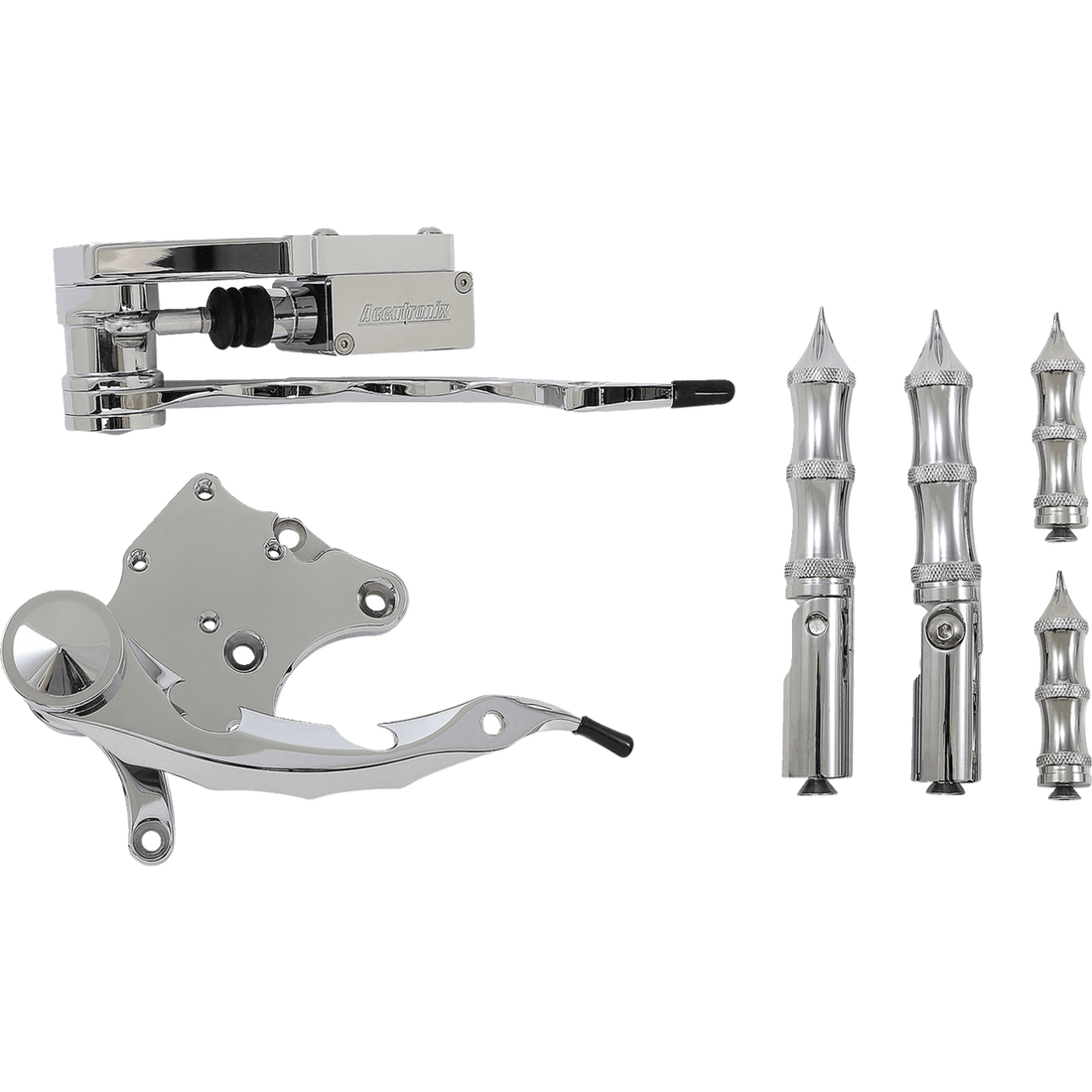 ACCUTRONIX Forward Control Tribal Chrome FC106SLC