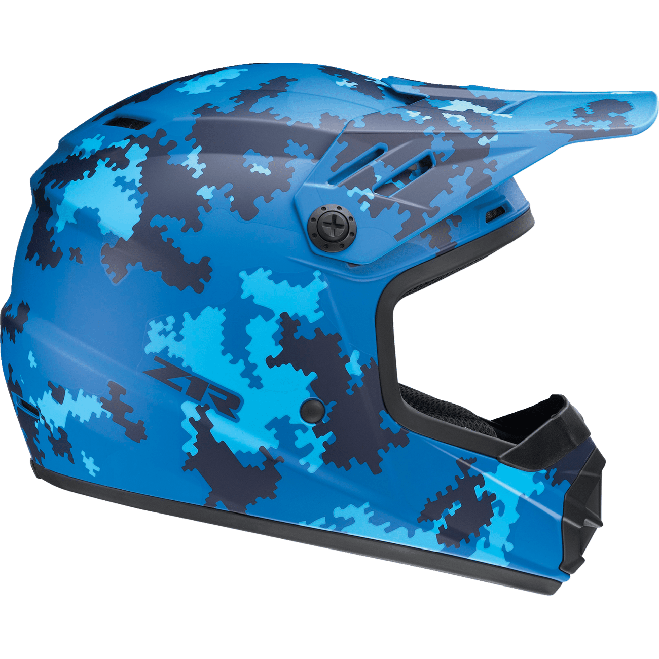 Z1R Youth Rise Helmet Digi Camo Blue Small