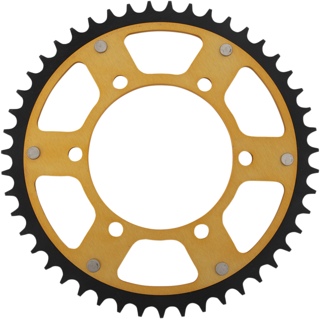 SUPERSPROX Stealth Rear Sprocket 47 Tooth Gold Kawasaki/Yamaha/Suzuki RST48647GLD