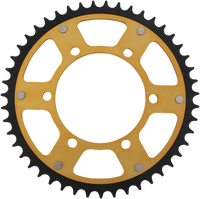 SUPERSPROX Stealth Rear Sprocket 47 Tooth Gold Kawasaki/Yamaha/Suzuki RST48647GLD