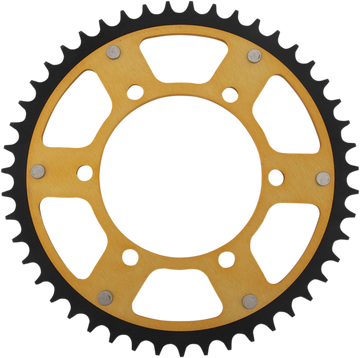 SUPERSPROX Stealth Rear Sprocket 47 Tooth Gold Kawasaki/Yamaha/Suzuki RST48647GLD