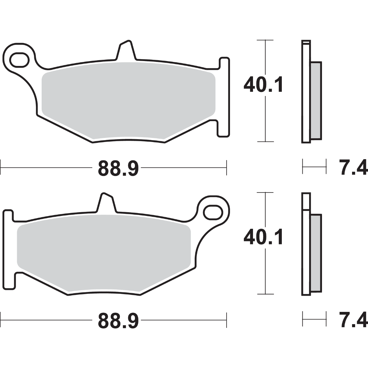 SBS LS Brake Pads Suzuki 833LS