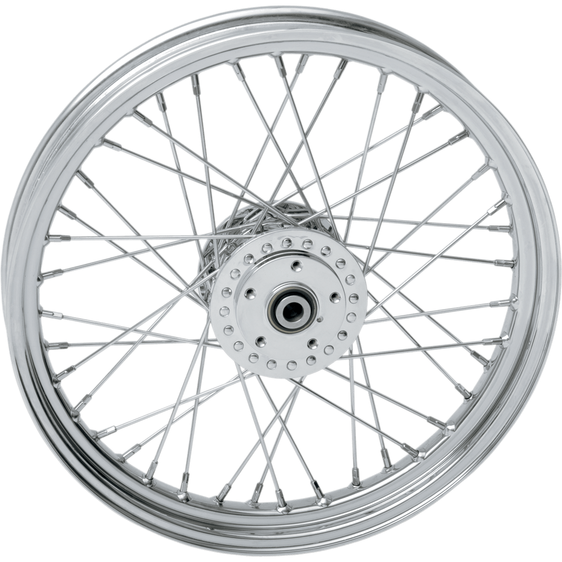 DRAG SPECIALTIES Wheel Laced 40 Spoke Front Chrome 19x2.5