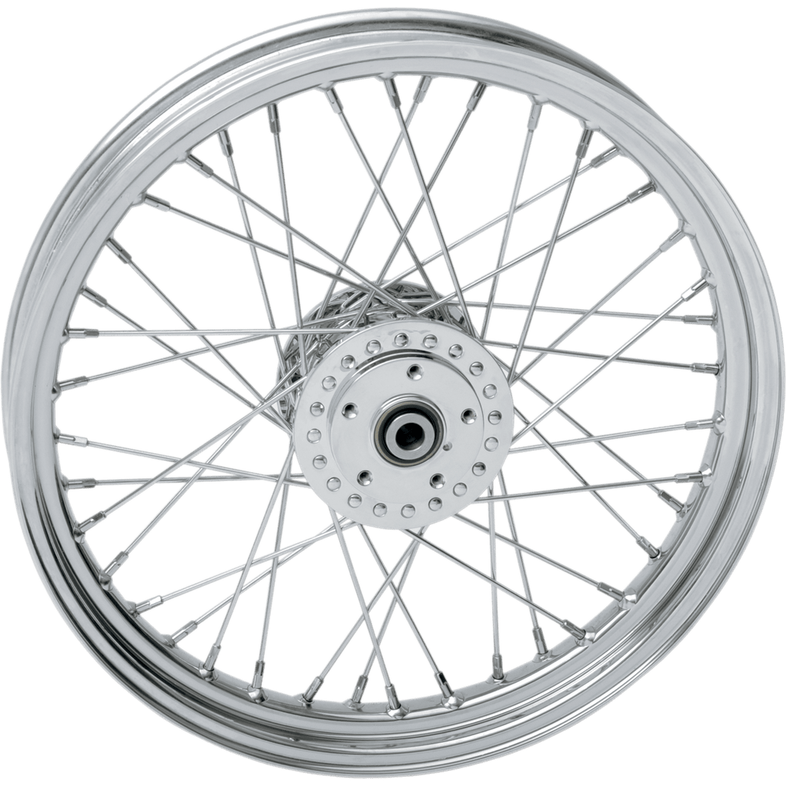 DRAG SPECIALTIES Wheel Laced 40 Spoke Front Chrome 19x2.5