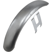 DRAG SPECIALTIES Wide Glide-Style Front Fender with Chrome Mounting Brackets For 19" or 21" Wheel