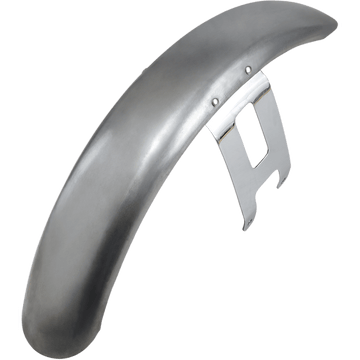 DRAG SPECIALTIES Wide Glide-Style Front Fender with Chrome Mounting Brackets For 19" or 21" Wheel