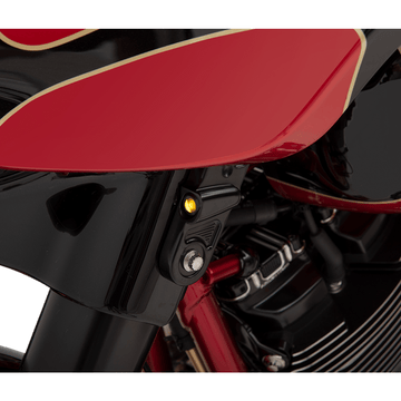 JOKER MACHINE Streamliner Turn Signals Techno Black 052121