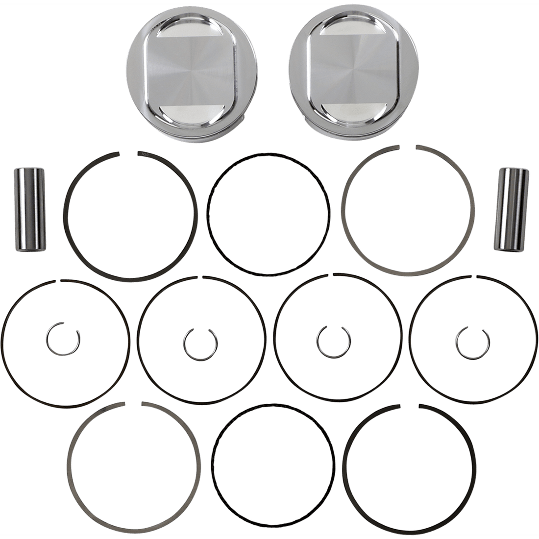 JE PISTONS Piston Kit 107" Twin Cam