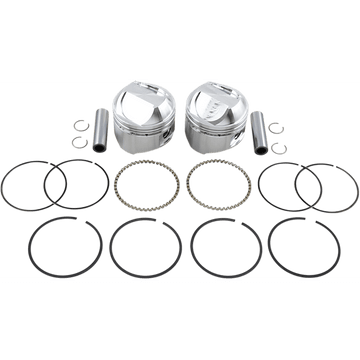 WISECO Piston Kit Standard High Compression Big Twin 1340 cc 80"