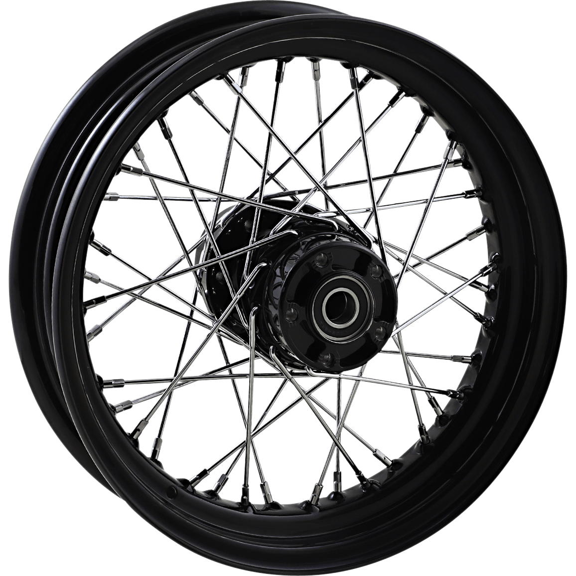 DRAG SPECIALTIES Wheel Laced 40 Spoke Rear Black 16x3 '08+ XL