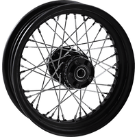 DRAG SPECIALTIES Wheel Laced 40 Spoke Rear Black 16x3 '08+ XL