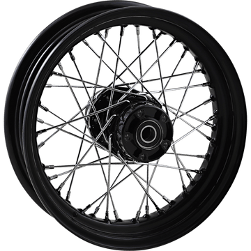 DRAG SPECIALTIES Wheel Laced 40 Spoke Rear Black 16x3 '08+ XL