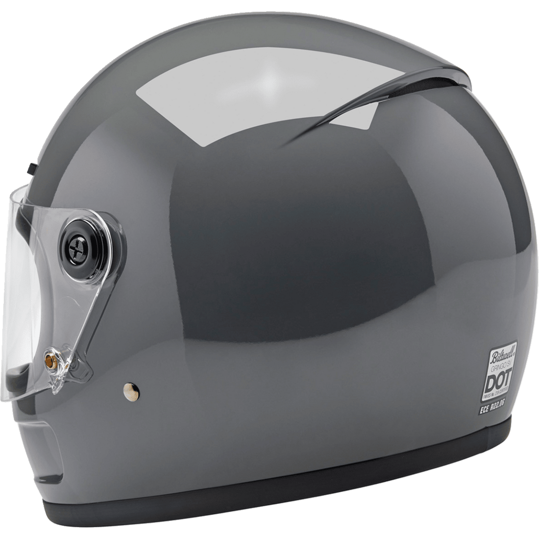 BILTWELL Gringo SV Helmet Gloss Storm Gray Medium 1006109503