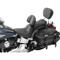 SADDLEMEN Dominator Solo Seat w/o Backrest Black w/ Gray Stitching FLSTC/N '06-'17 806150042