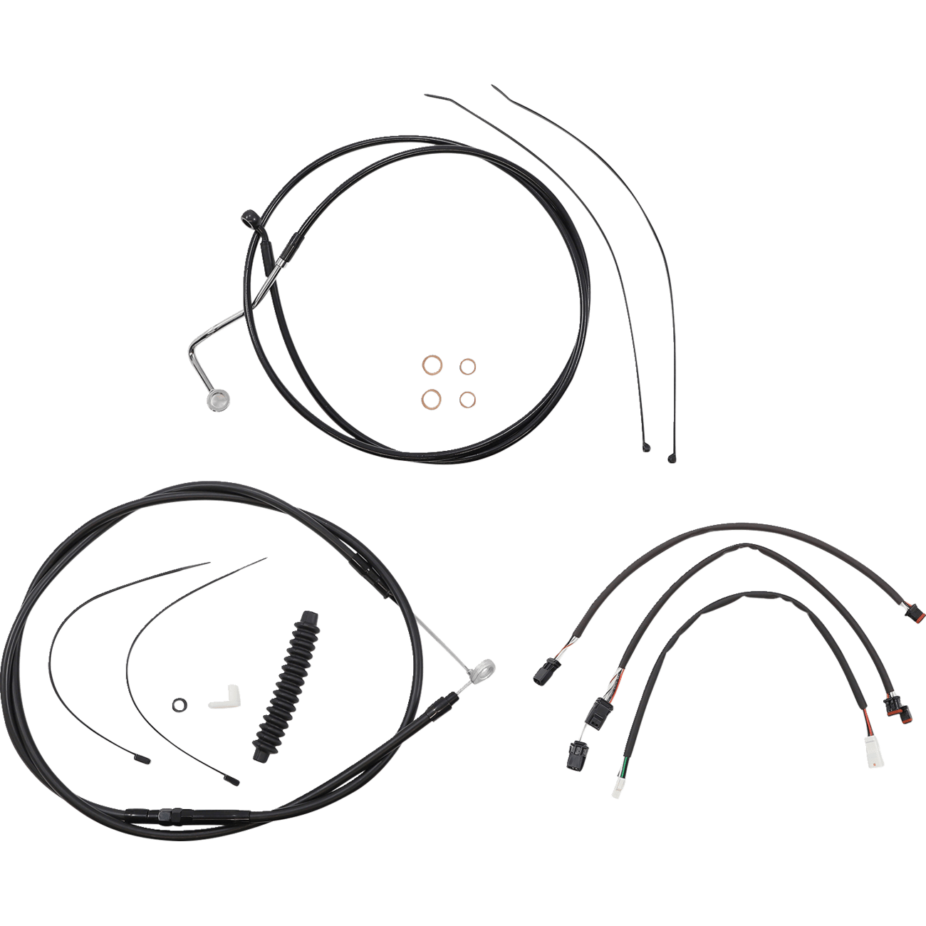 MAGNUM SHIELDING Control Cable Kit XR Black 486981