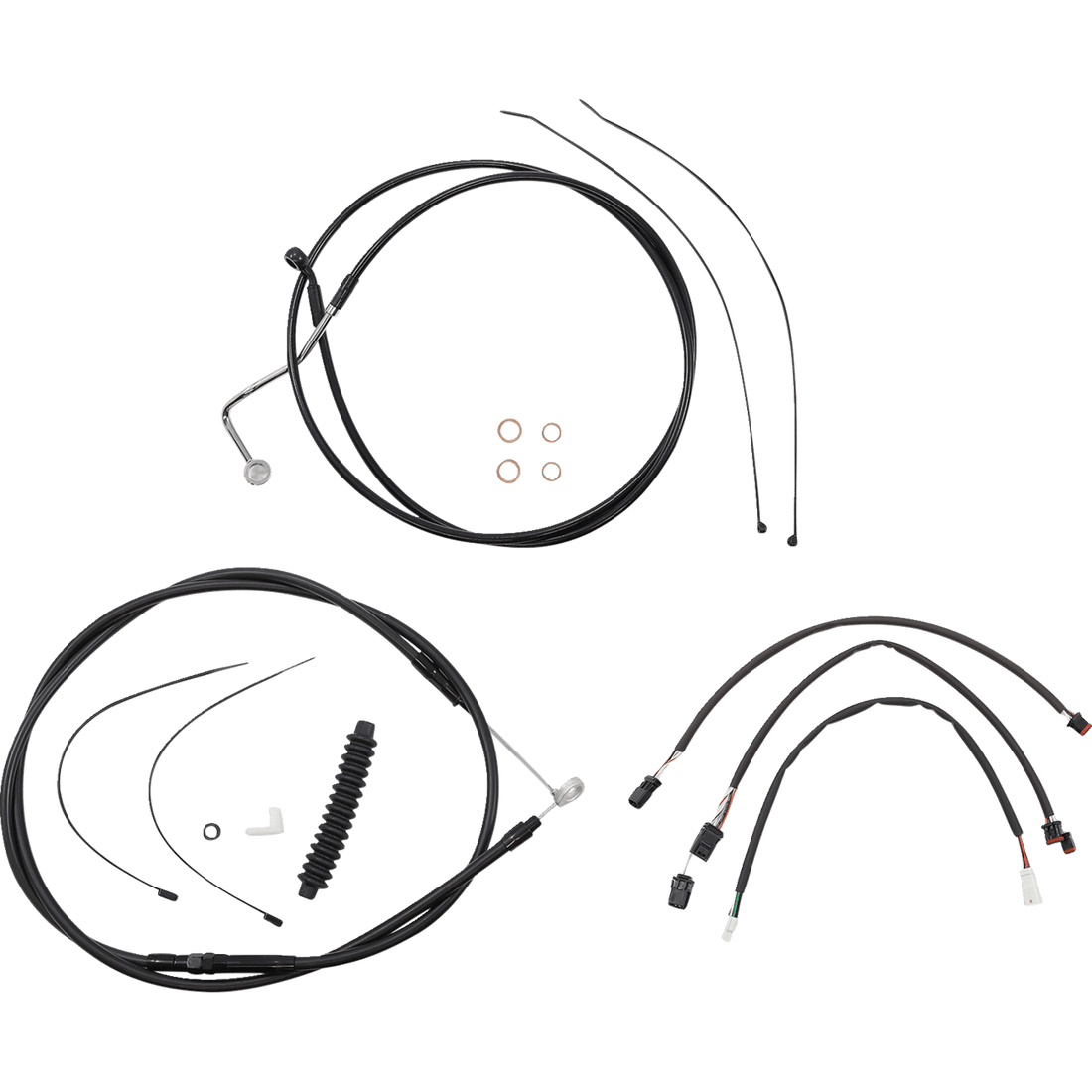 MAGNUM SHIELDING Control Cable Kit XR Black 486981