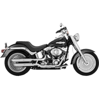 VANCE & HINES Twin Slash 3" Slip-On Mufflers Chrome 16844