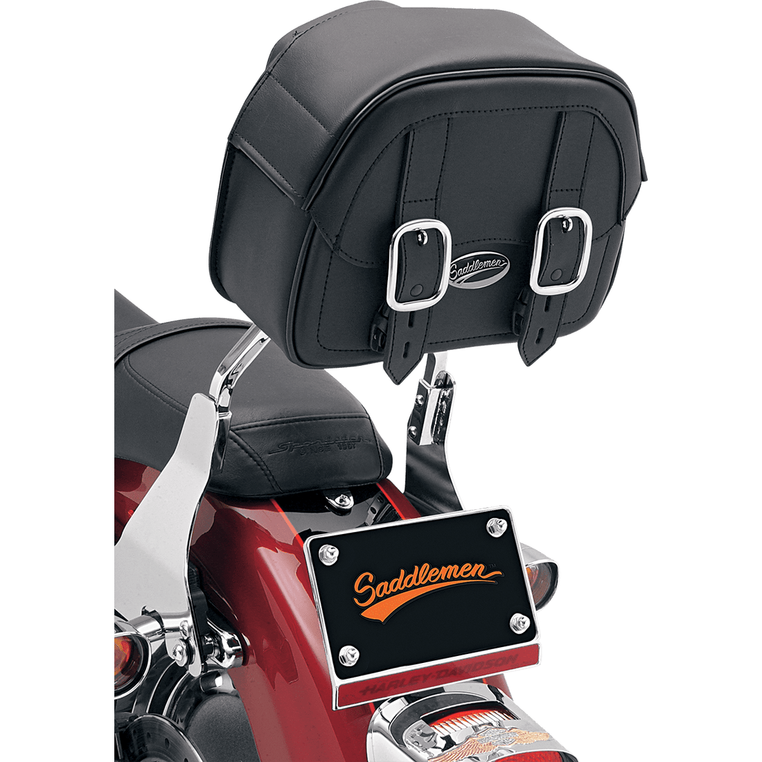 SADDLEMEN Large Drifter™ Sissy Bar Bag Black 35030051