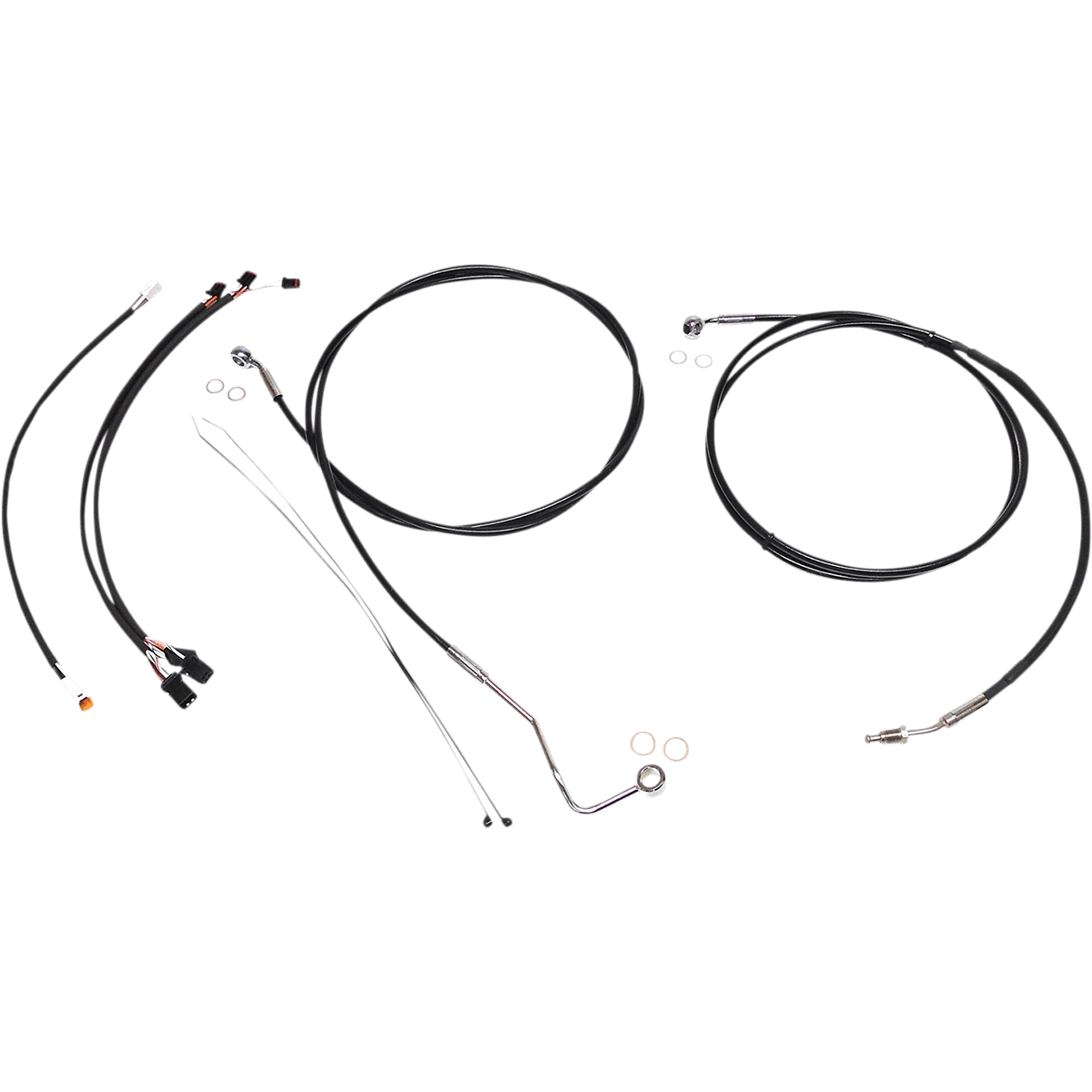 MAGNUM SHIELDING Control Cable Kit XR Black/Chrome 489851