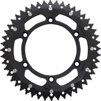 MOOSE RACING Dual Sprocket Black 48 Tooth