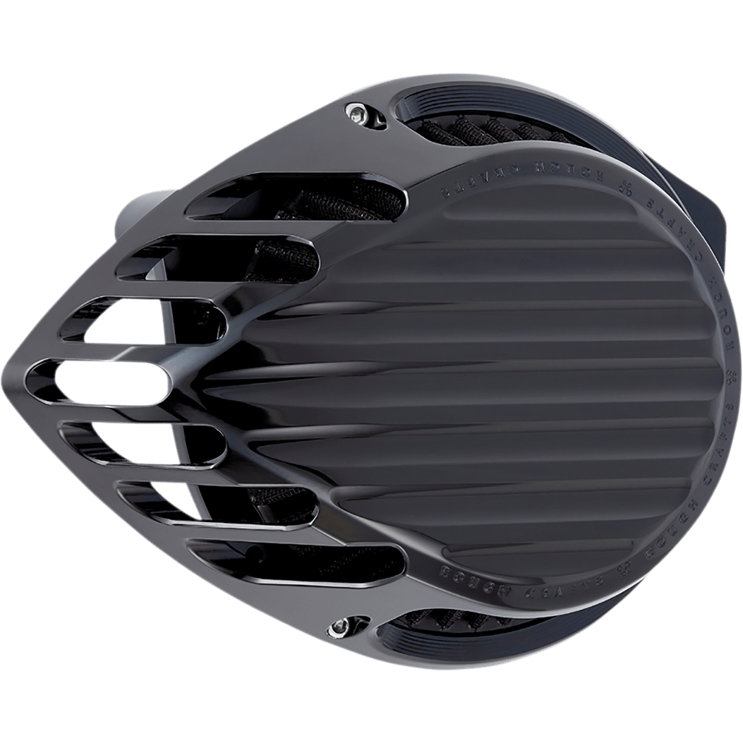 ROUGH CRAFTS Finned Air Cleaner Black RC600002