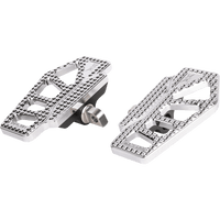 THRASHIN SUPPLY CO. Apex Mini Floorboards Chrome TSC22173D