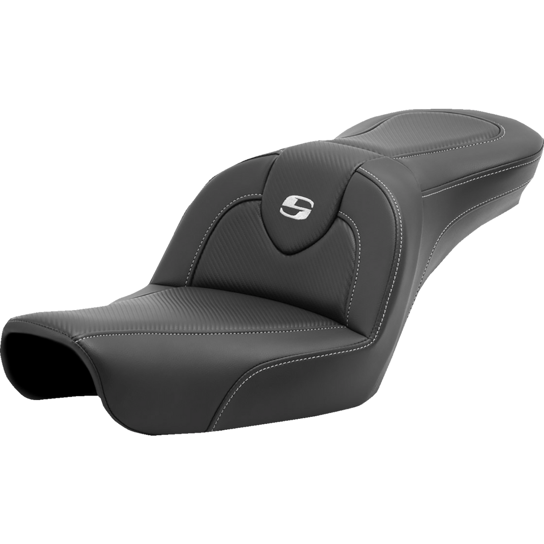 SADDLEMEN Roadsofa™ Carbon Fiber Seat Carbon Fiber without Backrest FXD '96-'03 89604185