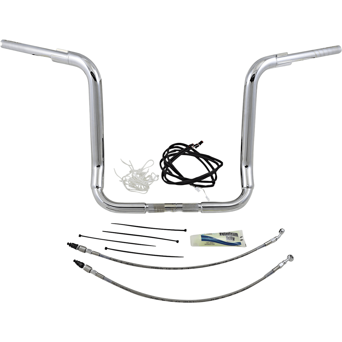 FAT BAGGERS INC. Handlebar Kit Rounded Top 16" Chrome 809516