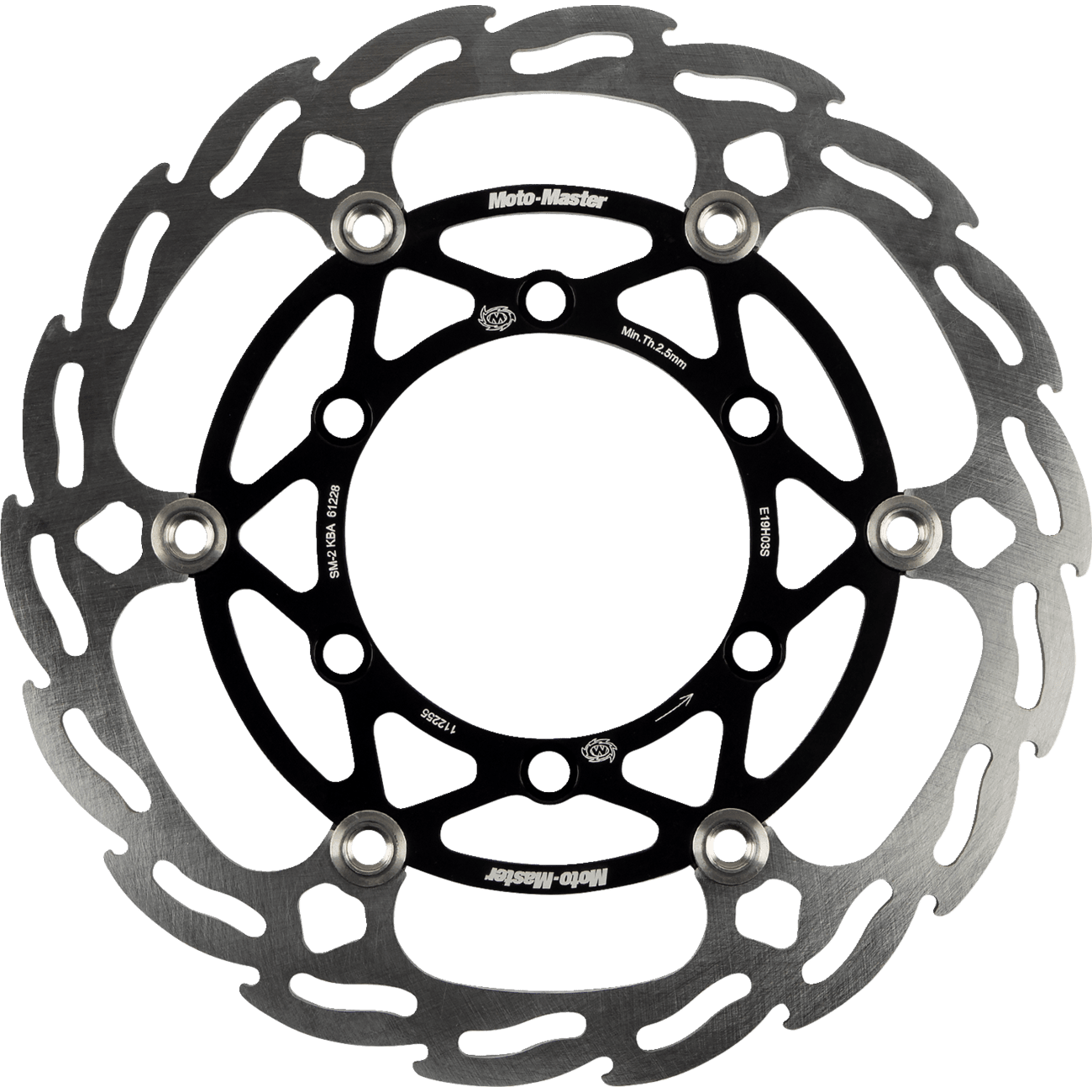 MOTO-MASTER Brake Rotor Front Flame 112255PU