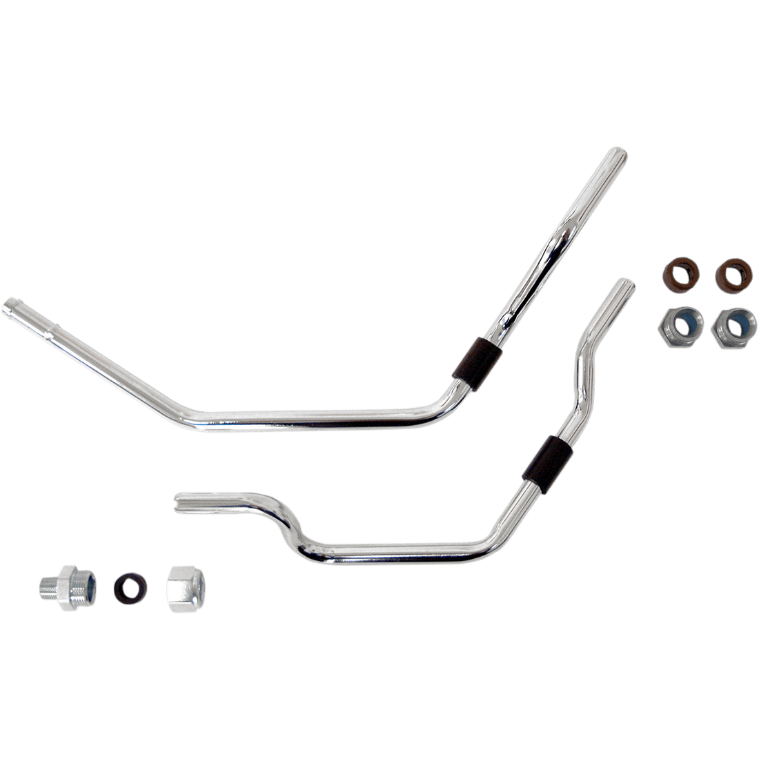 DRAG SPECIALTIES Oil Filter Line Kit Chrome Softail